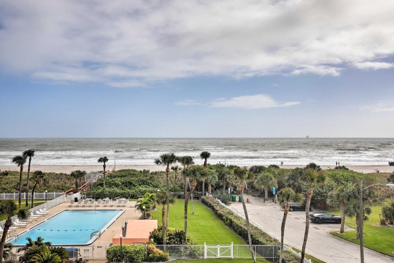 Oceanfront Cocoa Beach Condo With View Walk To Pier Exterior foto